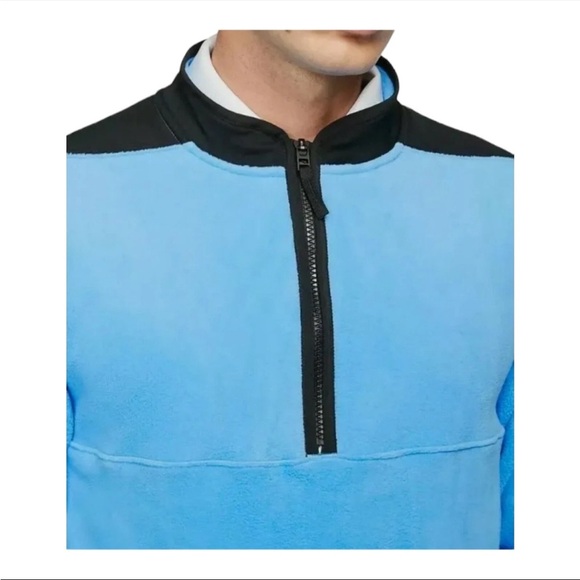 Nike Therma-Fit Victory Blue 1/2 Zipper Golf Fleece Top Men Size L - Picture 4 of 10